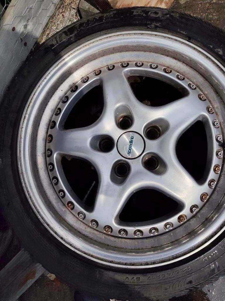 Opmaakset Speedline velg+band, Auto-onderdelen, Ophalen, 17 inch, Winterbanden, Band(en)