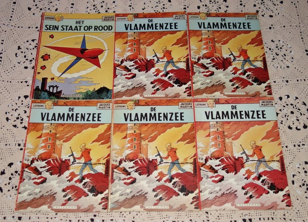 Verzameling strips Lefranc., Plusieurs BD, Enlèvement ou Envoi, Utilisé, Jacques Martin