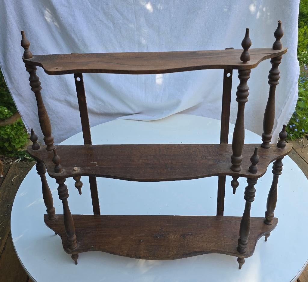 Ancienne étagère murale en bois, Maison & Meubles, Enlèvement, Utilisé
