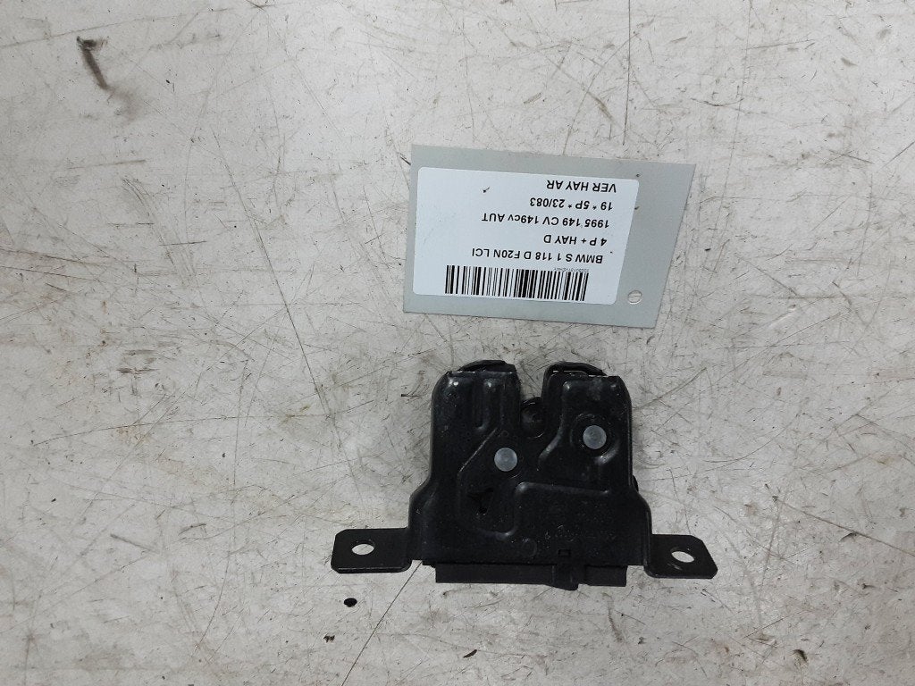 SERRURE COFFRE BMW 1 serie (F20) (51247248075), Mevr. I. Hauben, Haillon arrière, Utilisé, BMW