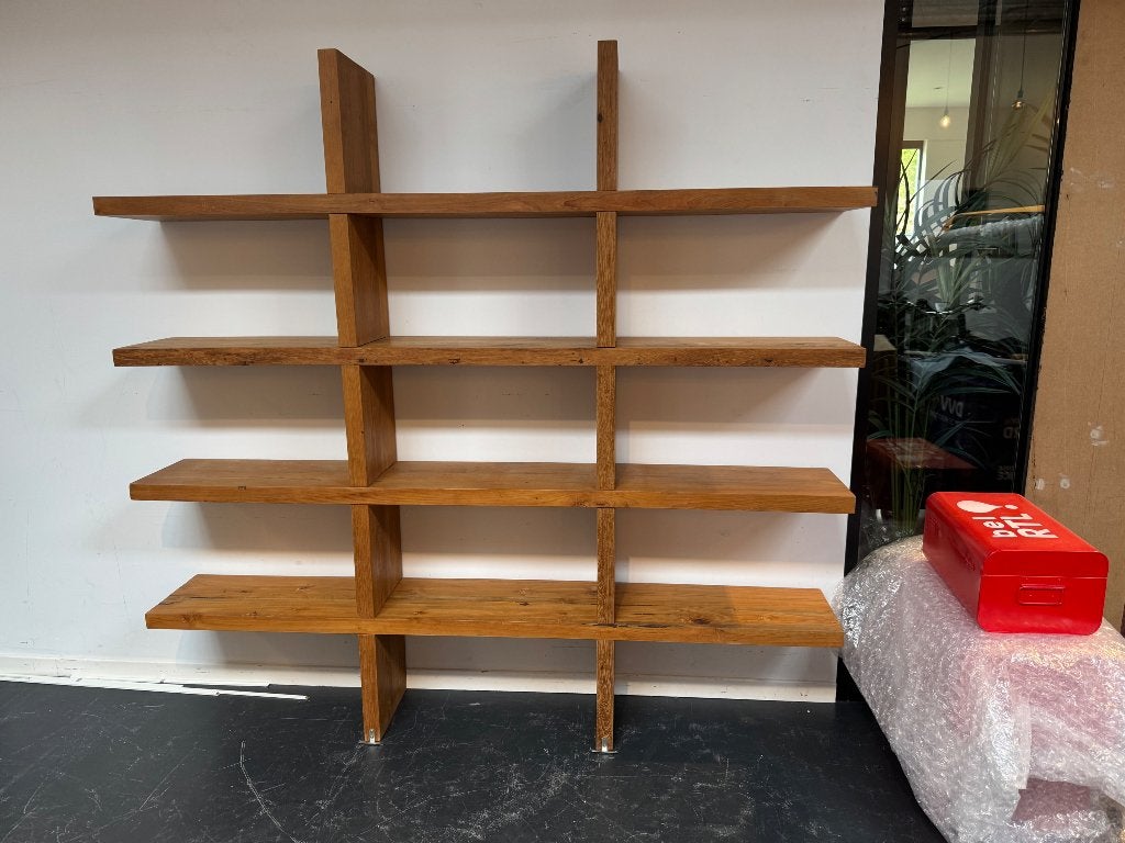 Étagère en teck, Maison & Meubles, Accessoires pour la Maison | Étagères, Bois, Démontable, Comme neuf, Enlèvement
