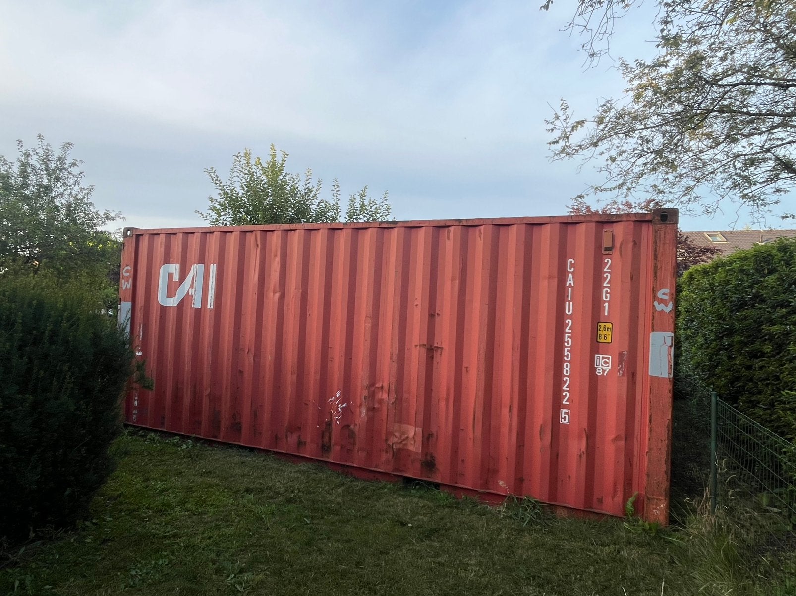 Zeecontainer 20 ft, Articles professionnels, Machines & Construction | Abris de chantier & Conteneurs, Enlèvement