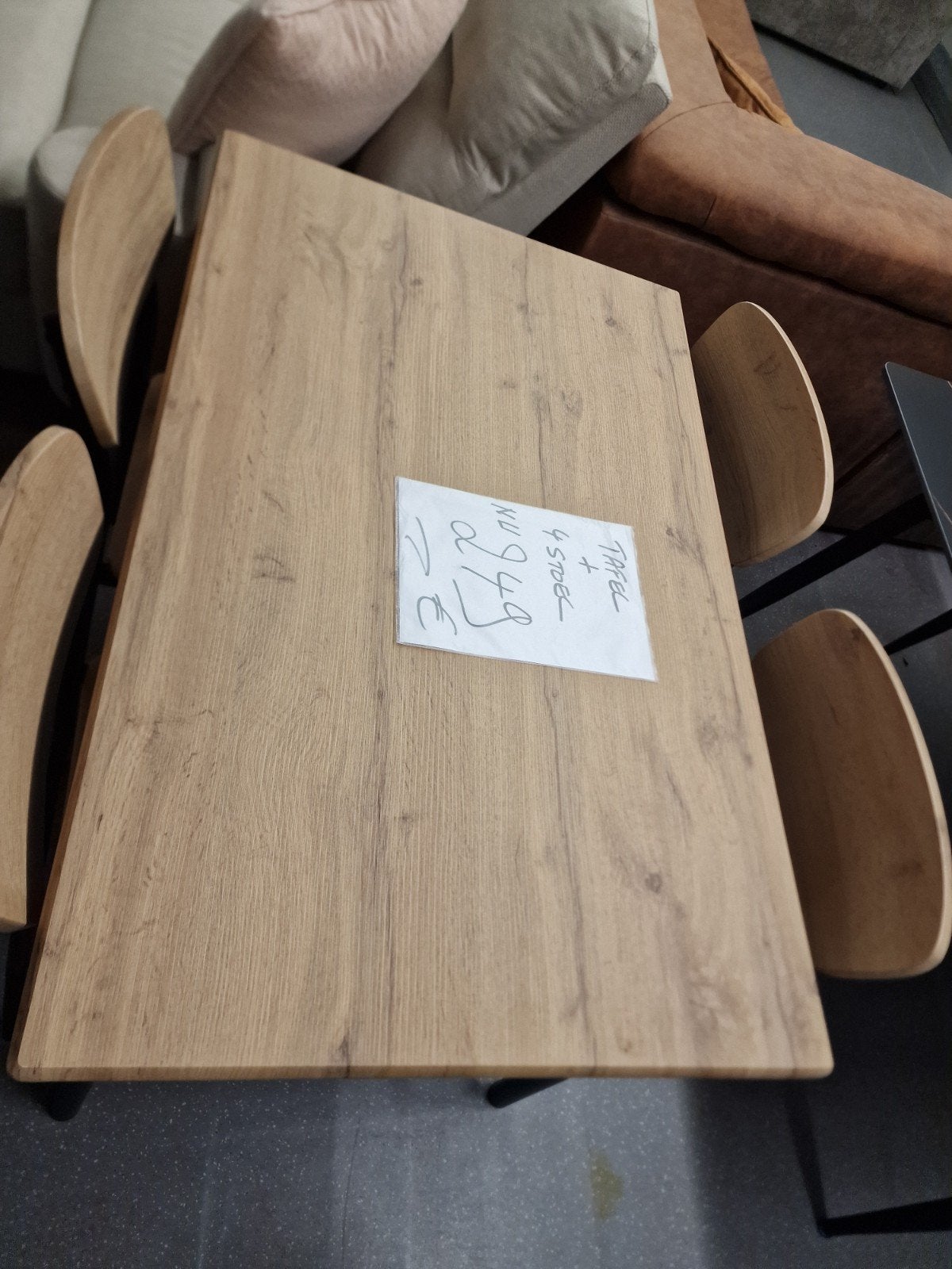 tafel met 4 stoel v.a 249 €, Ophalen