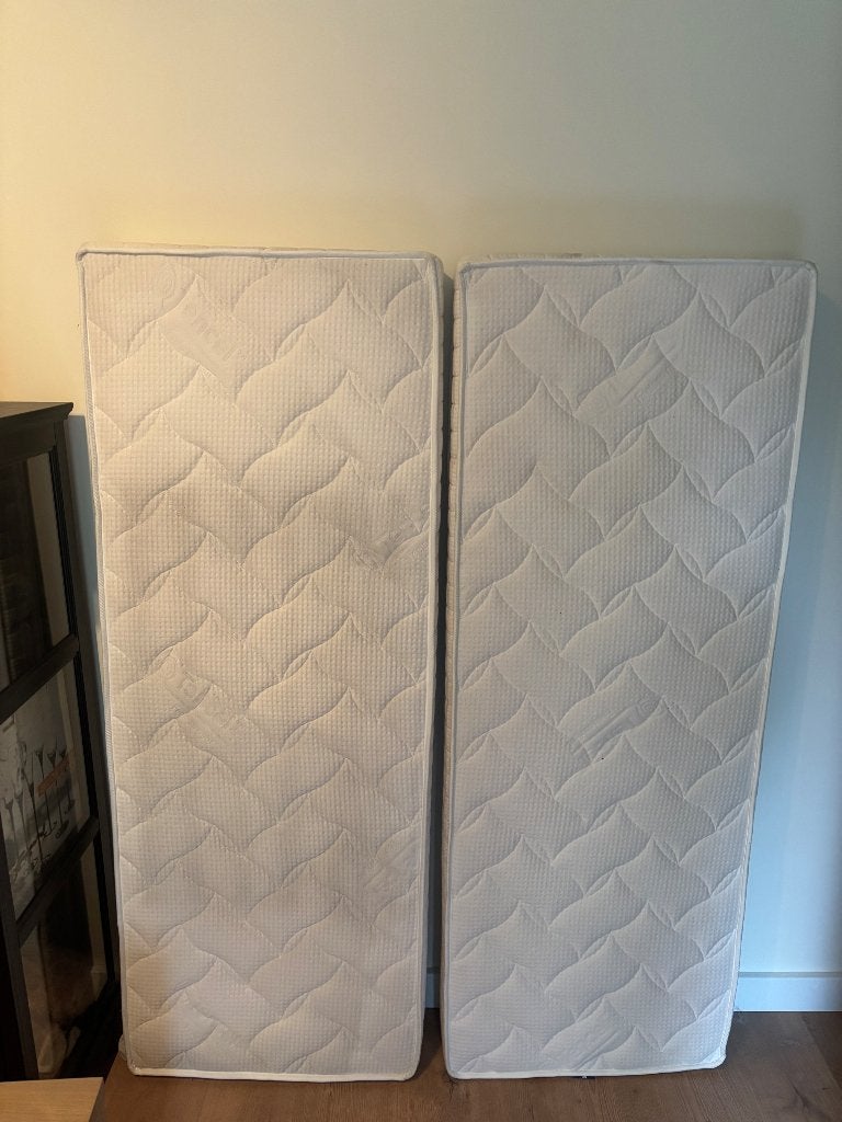 Matras 2 x op maat gemaakt, Ophalen of Verzenden, Zo goed als nieuw, 2-persoons