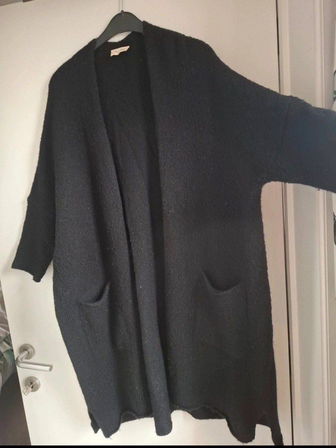 long gilet American vintage chaud noir TU, Maat 38/40 (M), American vintage, Zwart, Ophalen of Verzenden
