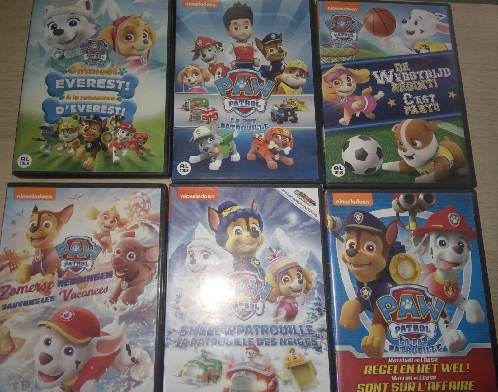 Dvd's paw patrol, Ophalen