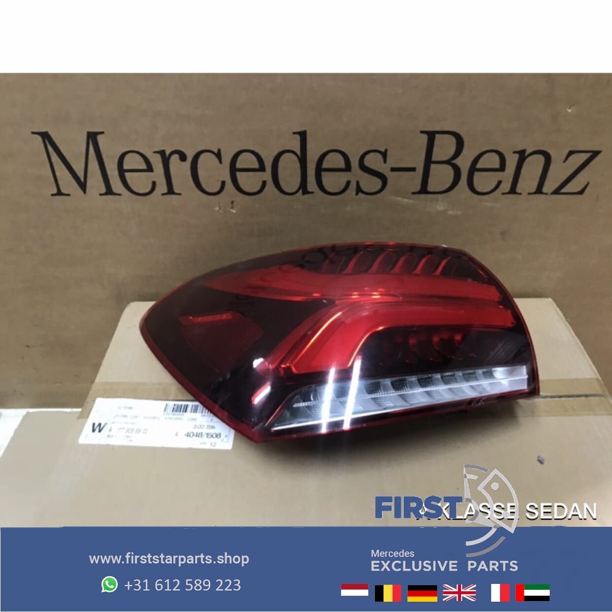 V177 A Klasse SEDAN LED ACHTERLICHT LINKS ORIGINEEL Mercedes, Utilisé, -, -, Enlèvement ou Envoi