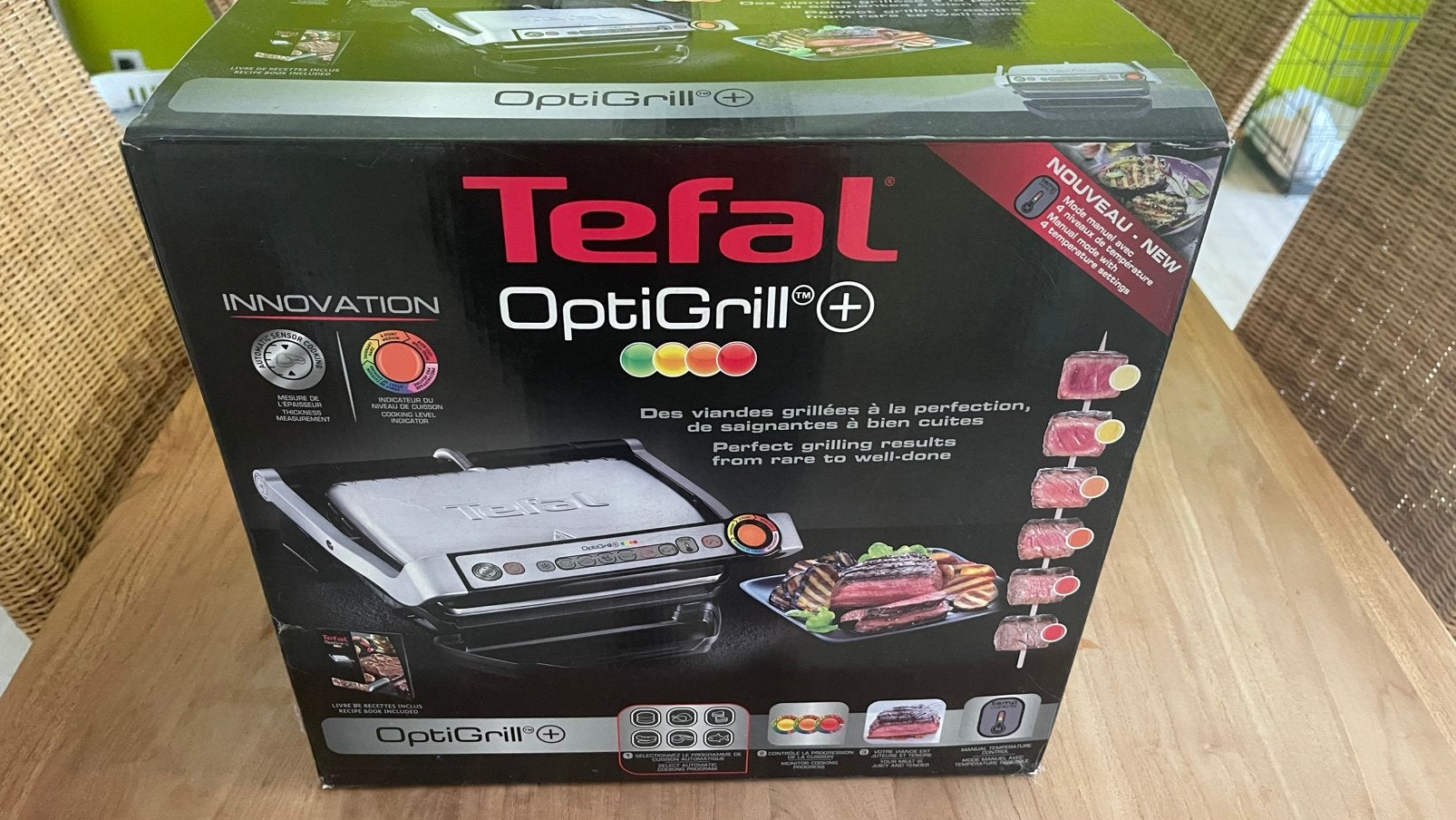 Tefal optigrill, Elektronische apparatuur, Ophalen, Nieuw