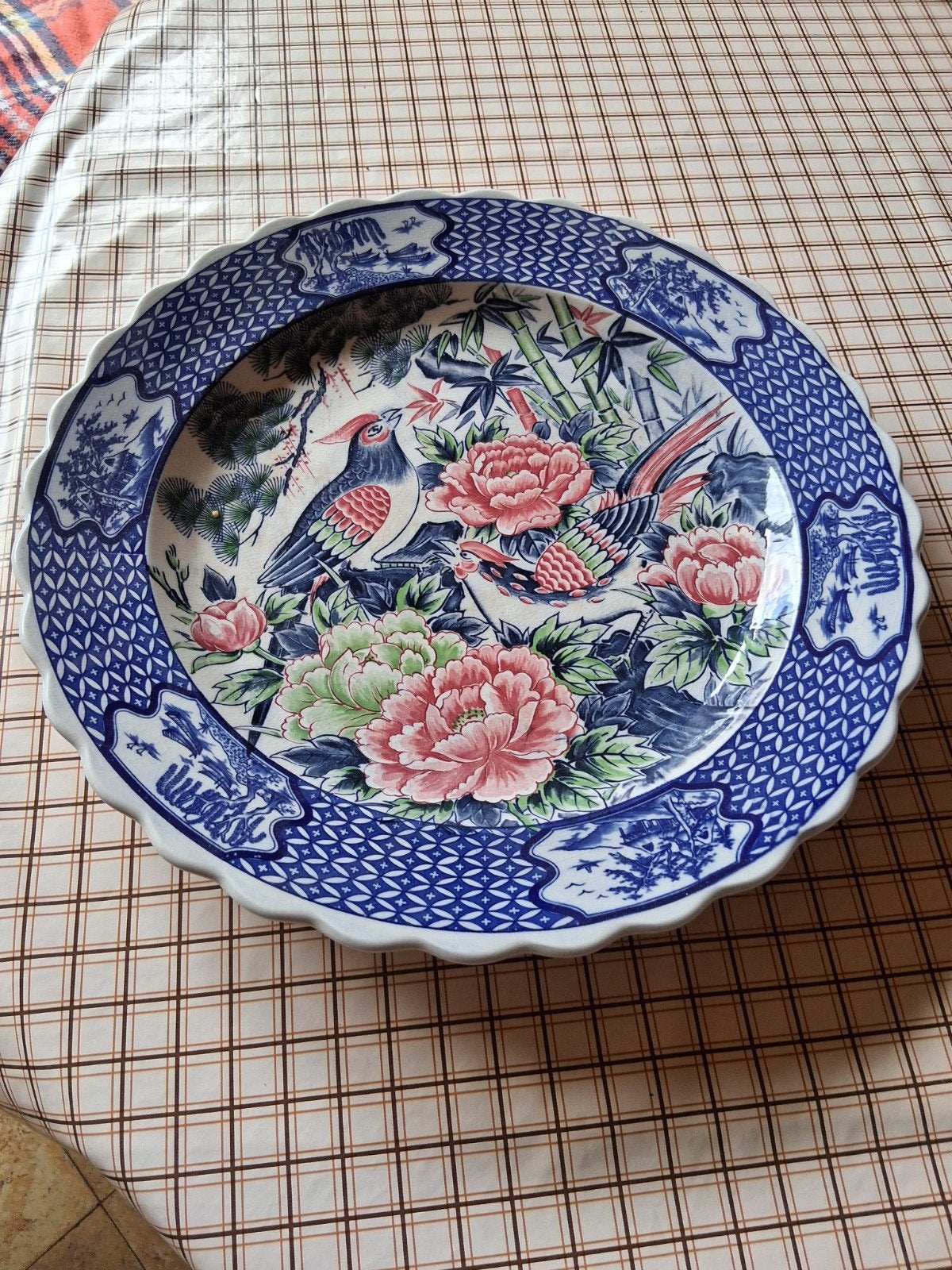 Bol rond en porcelaine bleue, Antiquités & Art, Enlèvement