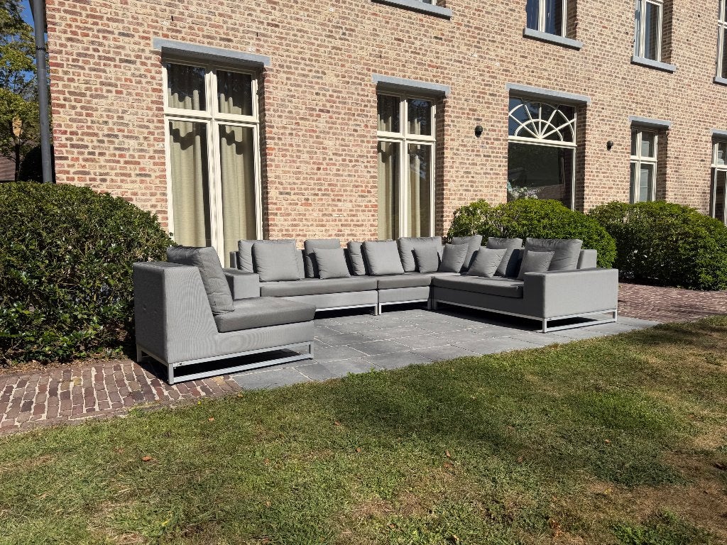 Manutti ZENDO lounge set aluminium/grijs, Ophalen, Gebruikt, Aluminium, Loungeset
