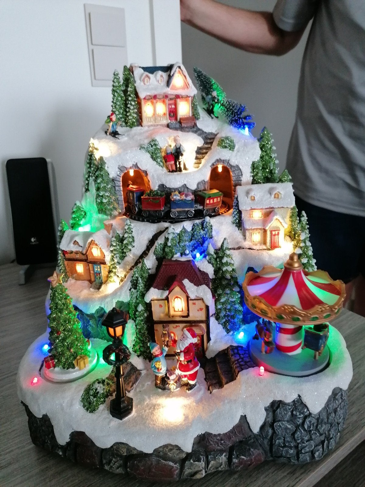 kersthuisje met licht te koop, Enlèvement ou Envoi