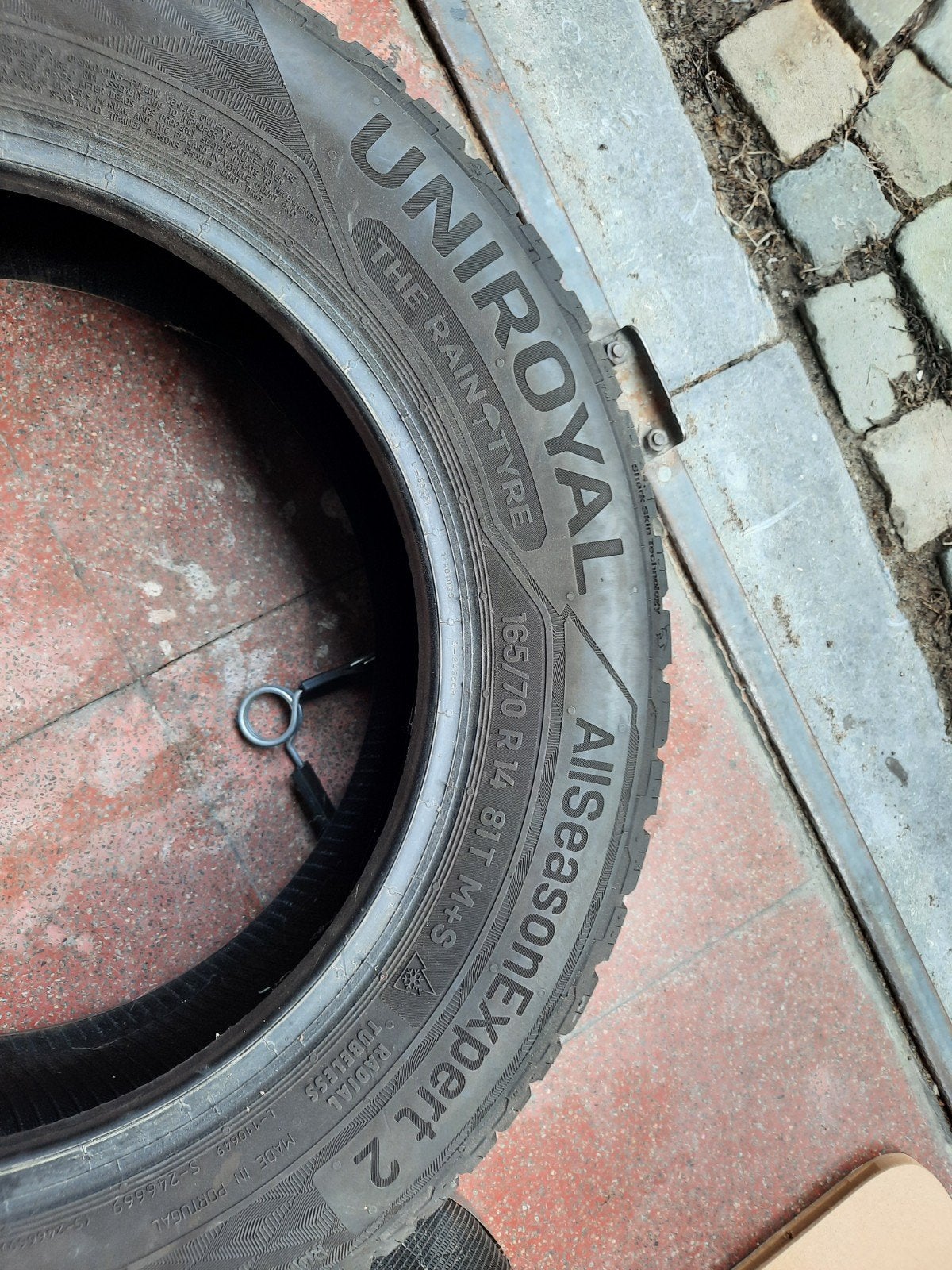 1x band uniroyal All season, Auto-onderdelen, Banden en Velgen, Ophalen, 14 inch, Nieuw, All Season