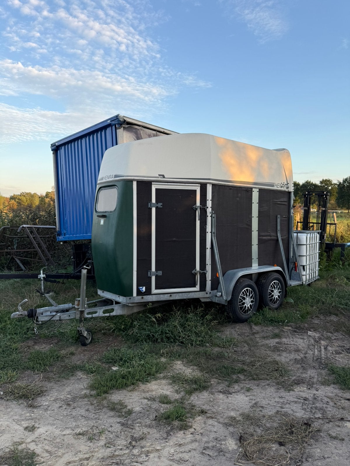 Henra 2 paard’s trailer, Ophalen, Zo goed als nieuw