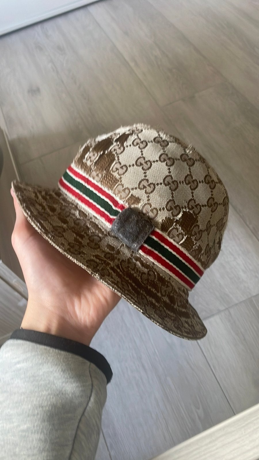 Gucci bob maroc, Kleding | Heren, Ophalen of Verzenden, Gedragen, 57 cm (M, 7⅛ inch) of minder, Hoed