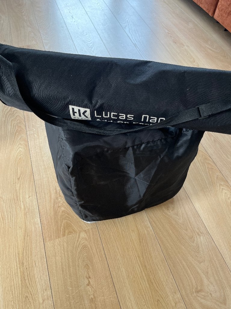 2x Hk audio Lucas nano 300, Autres marques, Kit d'enceintes, Enlèvement, Utilisé
