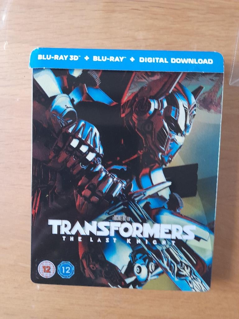 Transformers the last Knight 3D HMV steelbook, Envoi, Comme neuf, Science-Fiction et Fantasy