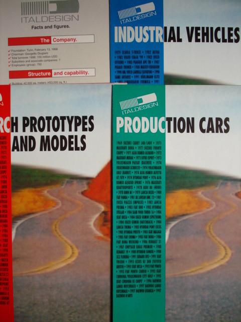 Italdesign 1997 Corporate Brochure Prospekt Catalogue LOT of, Envoi, Comme neuf, Autres marques