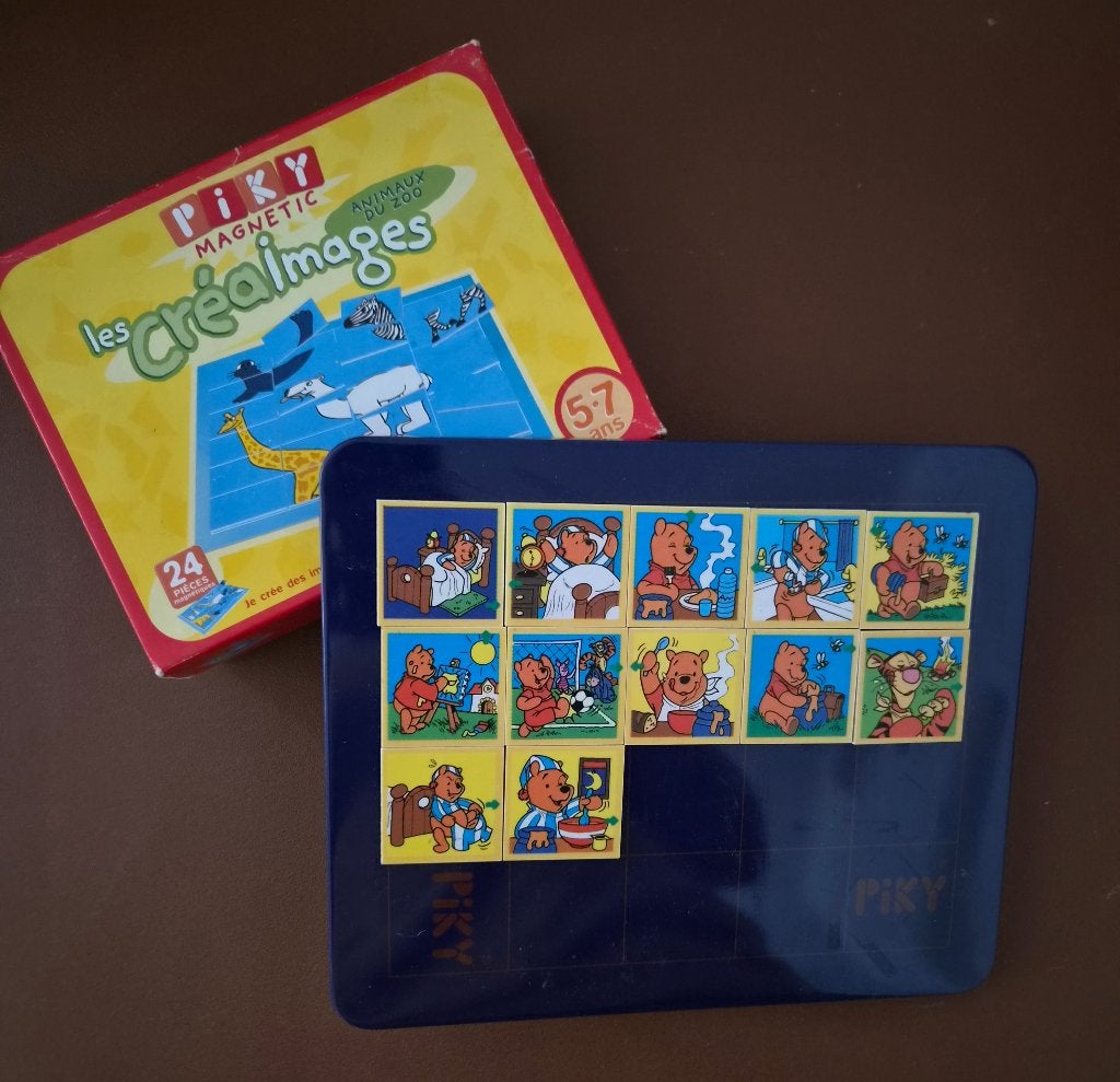 Groot magnetisch spel „Les Créaimages” - PIKY Magnetic, Kinderen en Baby's, Ophalen, Zo goed als nieuw, Bouwen