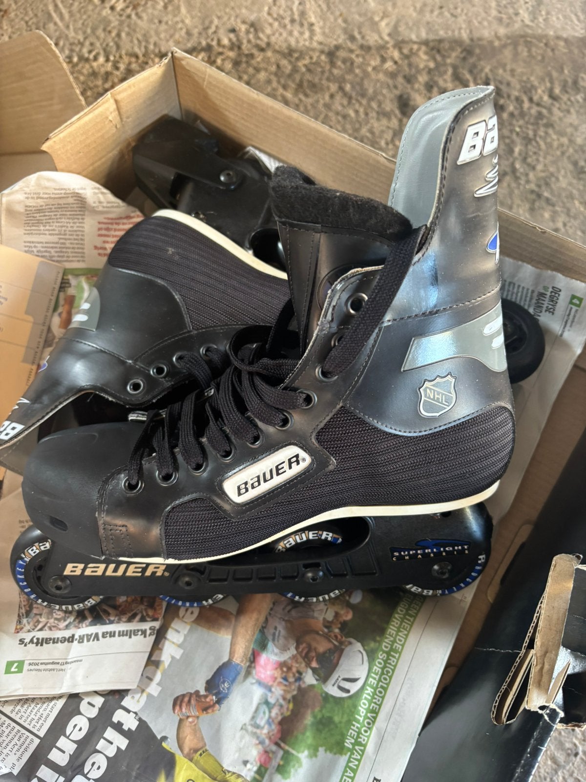 Rolschaatsen BAUER, Sport en Fitness, Ophalen of Verzenden, Zo goed als nieuw, Bauer