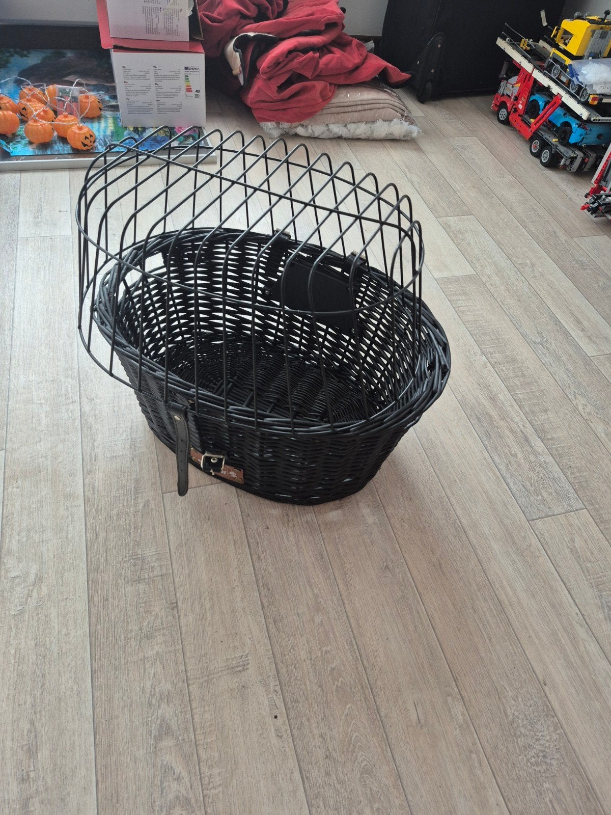 Fiets mand hondje, Enlèvement