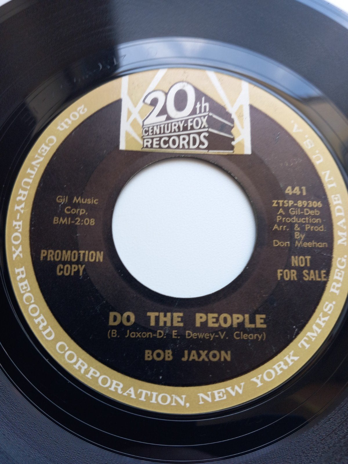 BOB JAXON. DO THE PEOPLE. USA 45T 45T