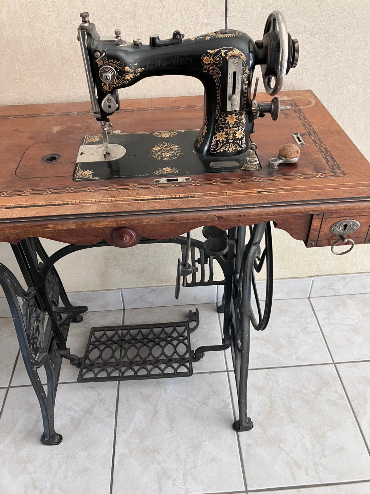 machine à coudre, Enlèvement