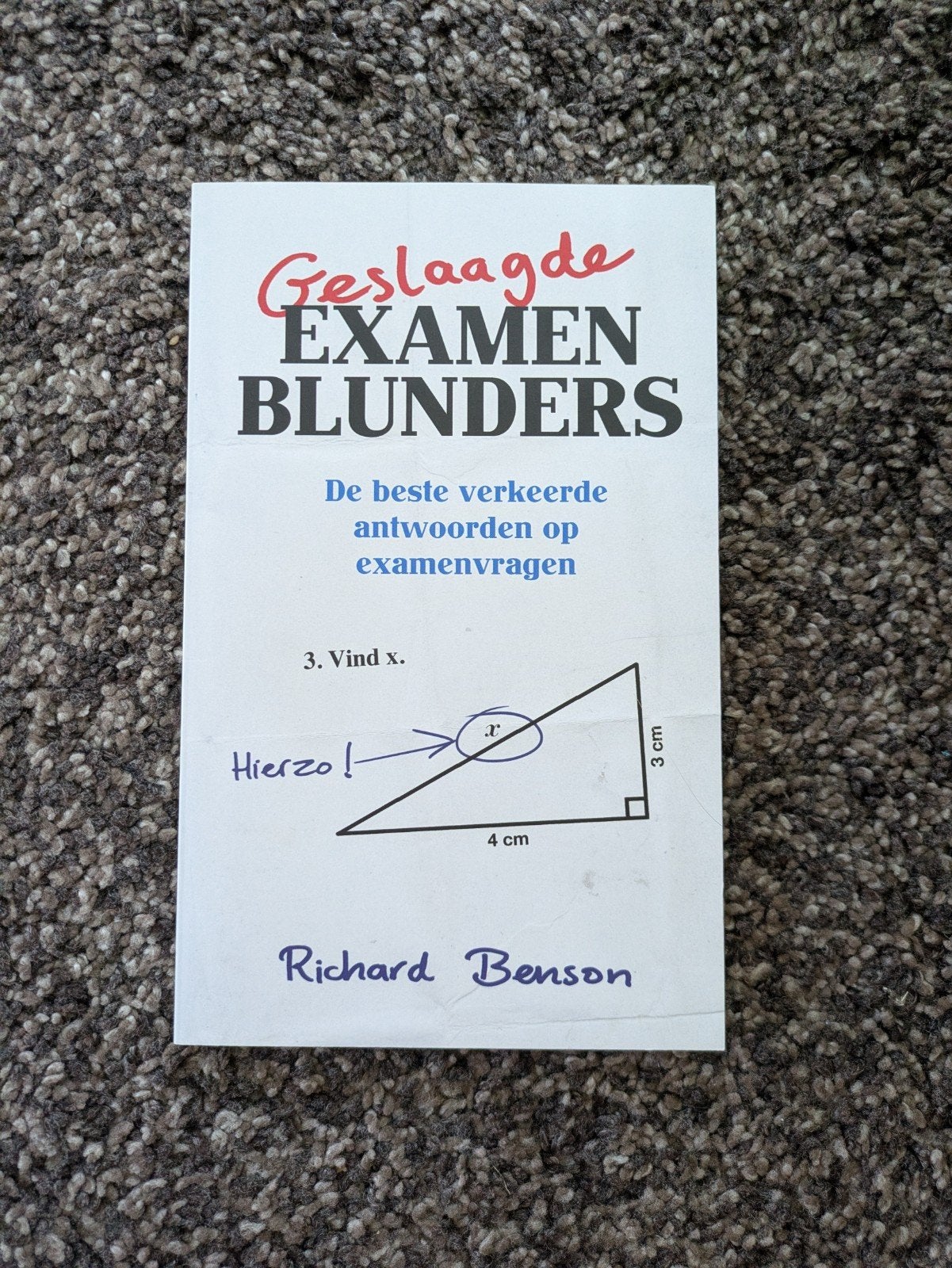 Moppenboekje examenblunders, Divers, Cahiers de notes, Enlèvement ou Envoi