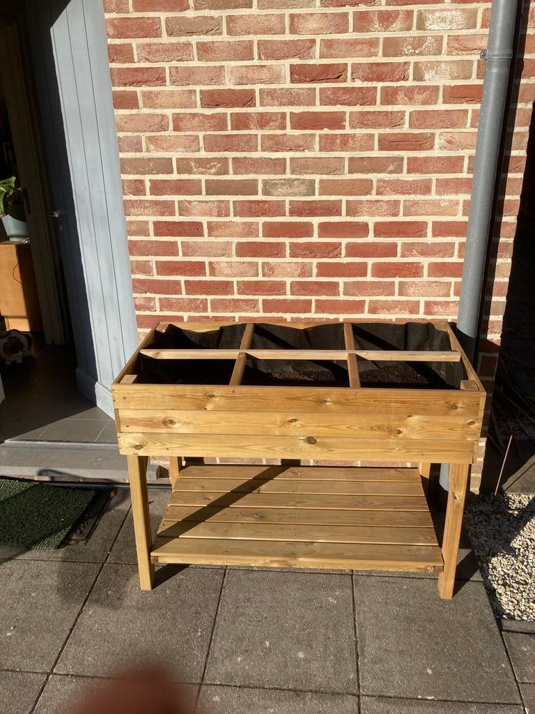 Moestuintafel, Tuin en Terras, Ophalen, Zo goed als nieuw