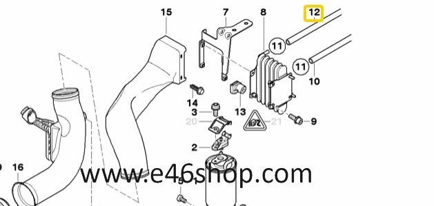 Brandstofleiding BMW 520D E39 OE 13327785156 org bmw, -, -, Nieuw, Ophalen of Verzenden