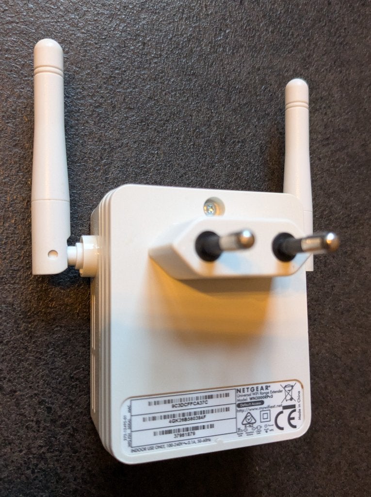 Netgear universele wifi-range-extender model WN3000RPv3, Computers en Software, Ophalen of Verzenden, Gebruikt, NETGEAR