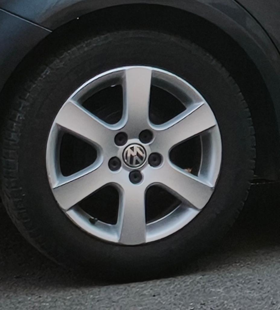 Exchange 15' aluminium velgen origineel VW Polo 5x100, Auto-onderdelen, Banden en Velgen, Band(en), All Season, 15 inch, Ophalen