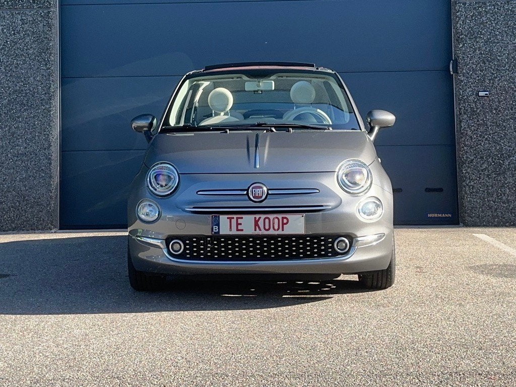 Fiat 500C Cabrio 0.9 Turbo Automaat / Navi - Halfleder - nav, Autos, Argent ou Gris, Achat, Entreprise, Cabriolet