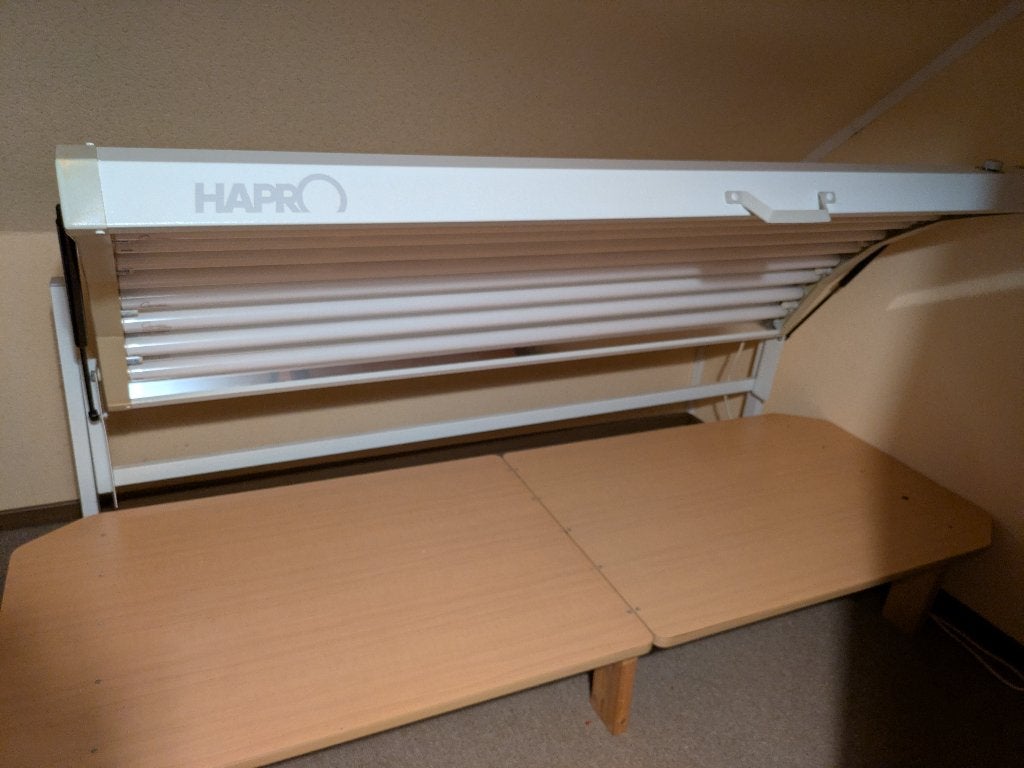 Zonnehemel met bank, Ophalen, Gebruikt, Lichaamsverzorging