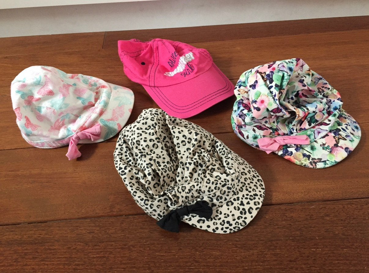 Lot de 4 casquettes 4/6 ans et 6/8 ans, Enlèvement, Utilisé, Fille, Casquette