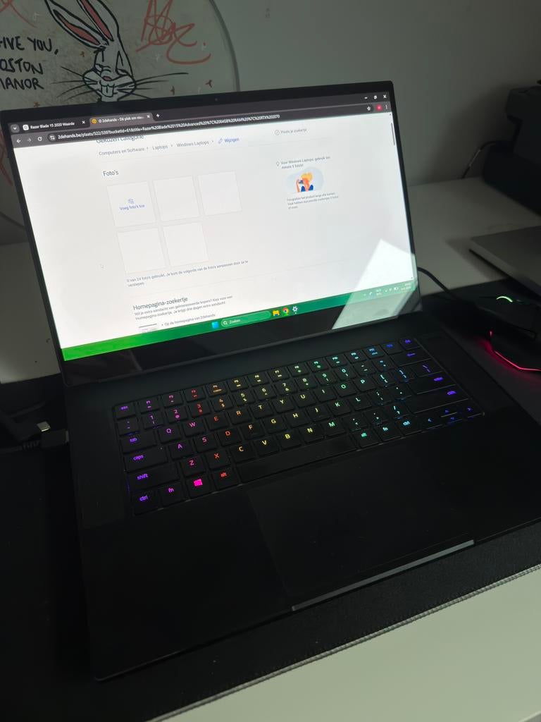 Razer Blade 15 Advanced | 64GB RAM | RTX 2070, Computers en Software, Windows Laptops, Ophalen, 64 GB of meer, Gebruikt, 2 tot 3 Ghz