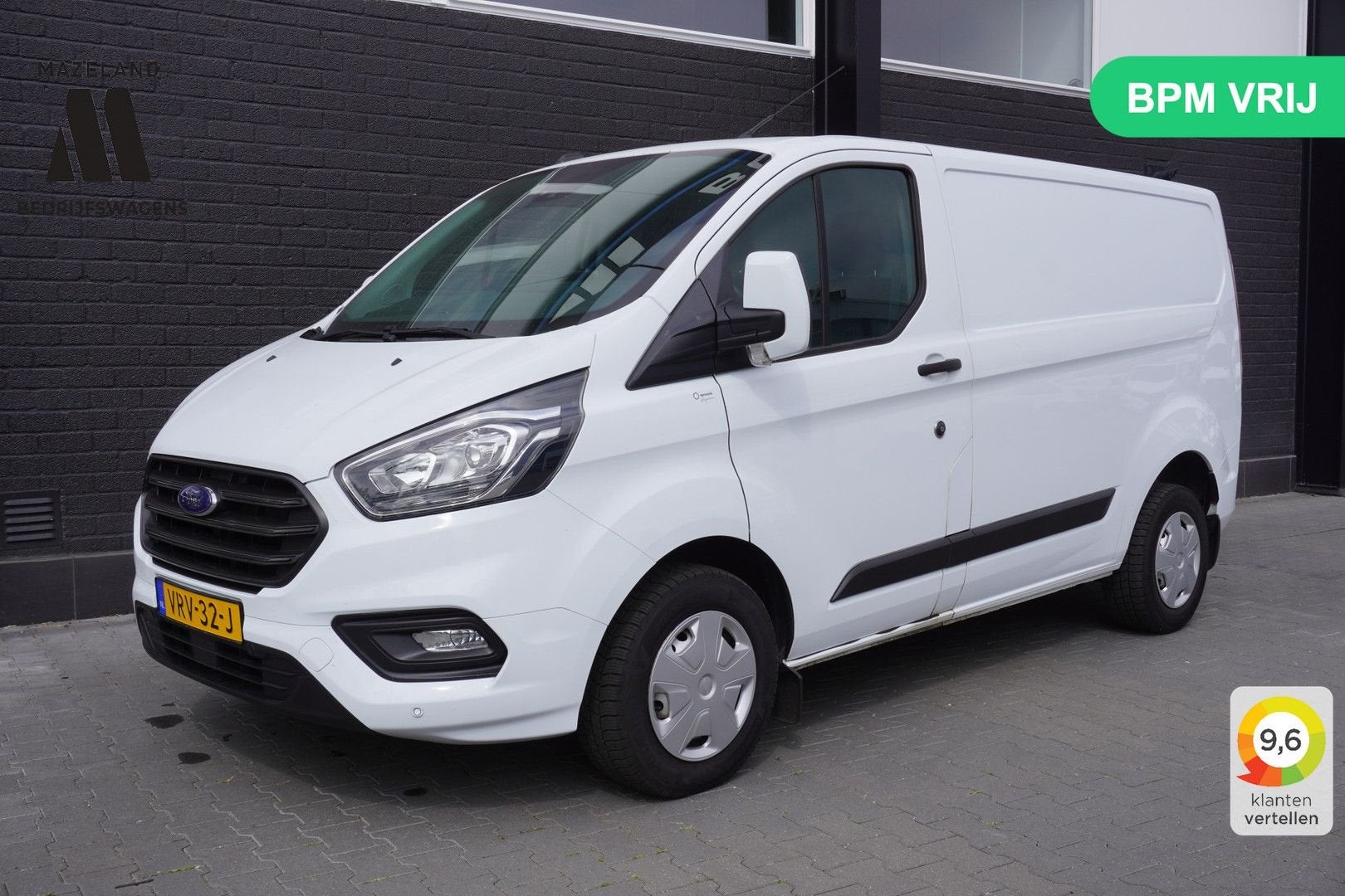 Ford Transit Custom 2.0 TDCI EURO 6 - Airco - Cruise - Camer, 188 g/km, Wit, Bedrijf, Ford