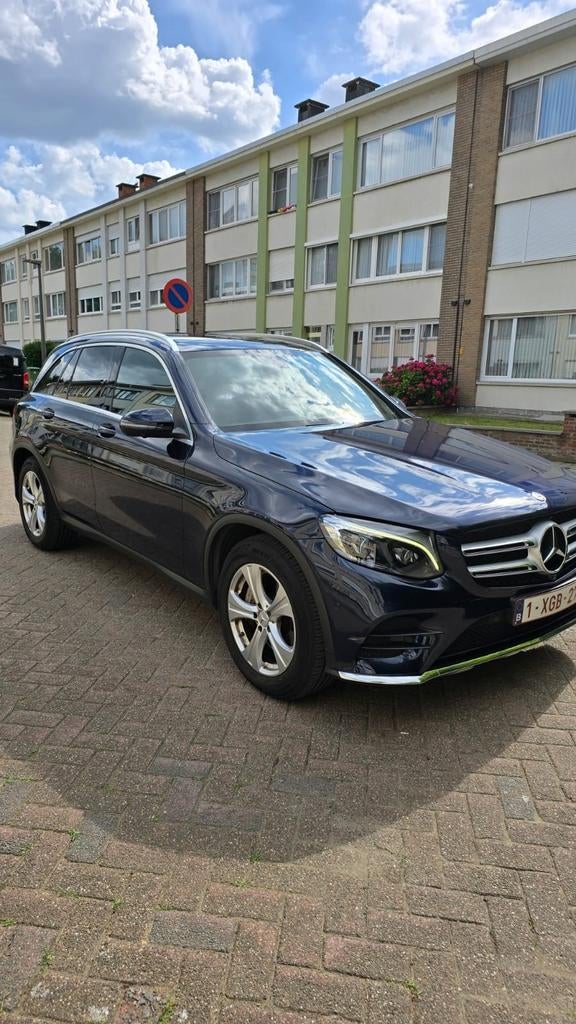 Mercedes-Benz GLC 220d, Auto's, Automaat, Euro 6, Blauw, Leder