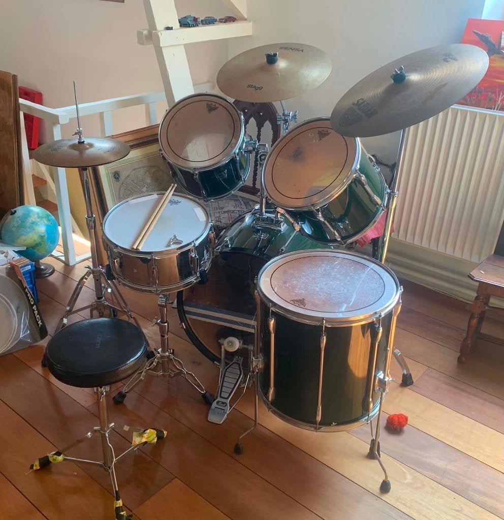 Drumset Pearl, export serie, Enlèvement, Utilisé, Pearl