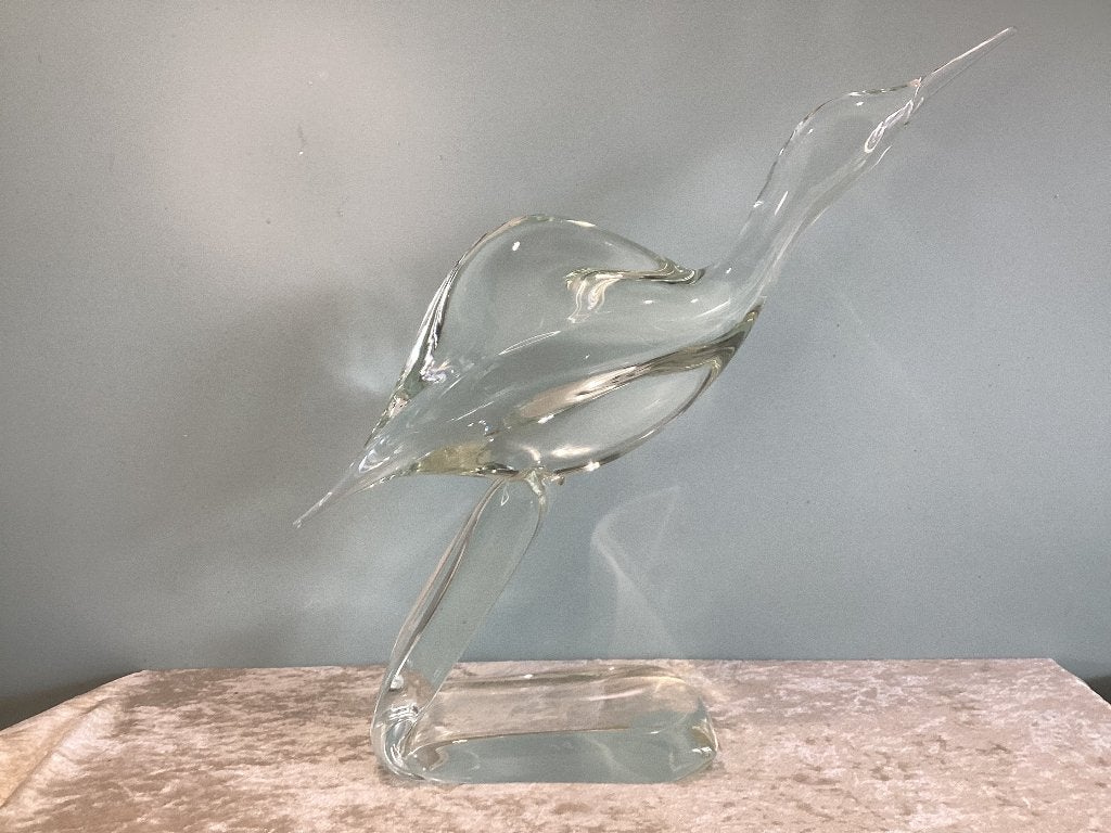 Oiseau stylisé en cristal. 010/Da., Enlèvement