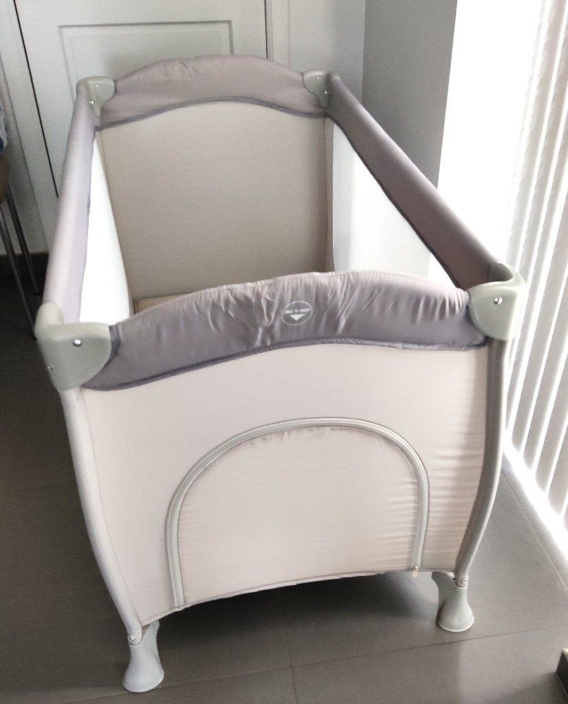 HAUCK FUN FOR KIDS REISBEDJE met draagzak nieuwstaat, Enlèvement, Comme neuf, Matelas
