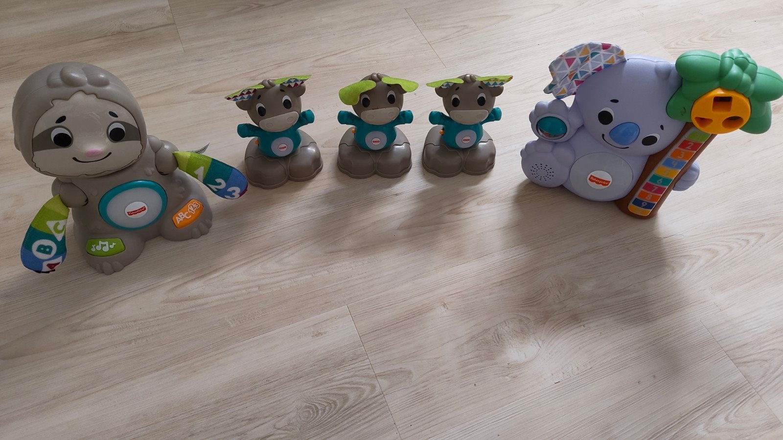 Set van 5 Fisher Price Linkimals in goede staat, Ophalen, Zo goed als nieuw, Overige typen, Met licht