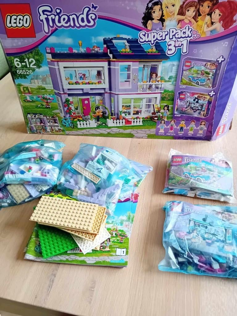 Lego Friends 66526 - La maison d'Emma (3 en 1), Ophalen, Inclusief instructies, Lego, Friends