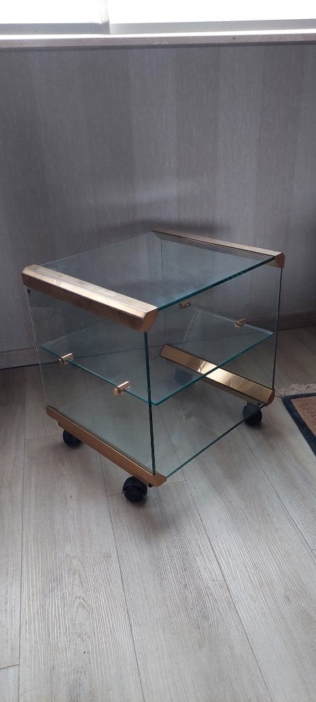 Vintage Gallotti & Radice trolley (Jaren 70) – 3 Plateaus, Enlèvement, Utilisé
