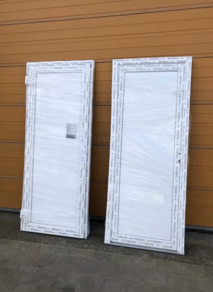 buitendeur, Doe-het-zelf en Bouw, Ophalen, Gebruikt, Glas, Buitendeur