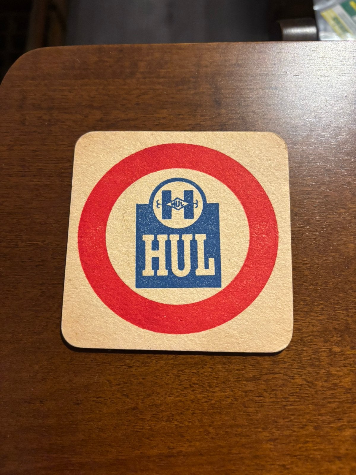Oud bierkaart bierviltje Hul Merelbeke, Verzamelen, Ophalen of Verzenden, Zo goed als nieuw, Gebruiksvoorwerp
