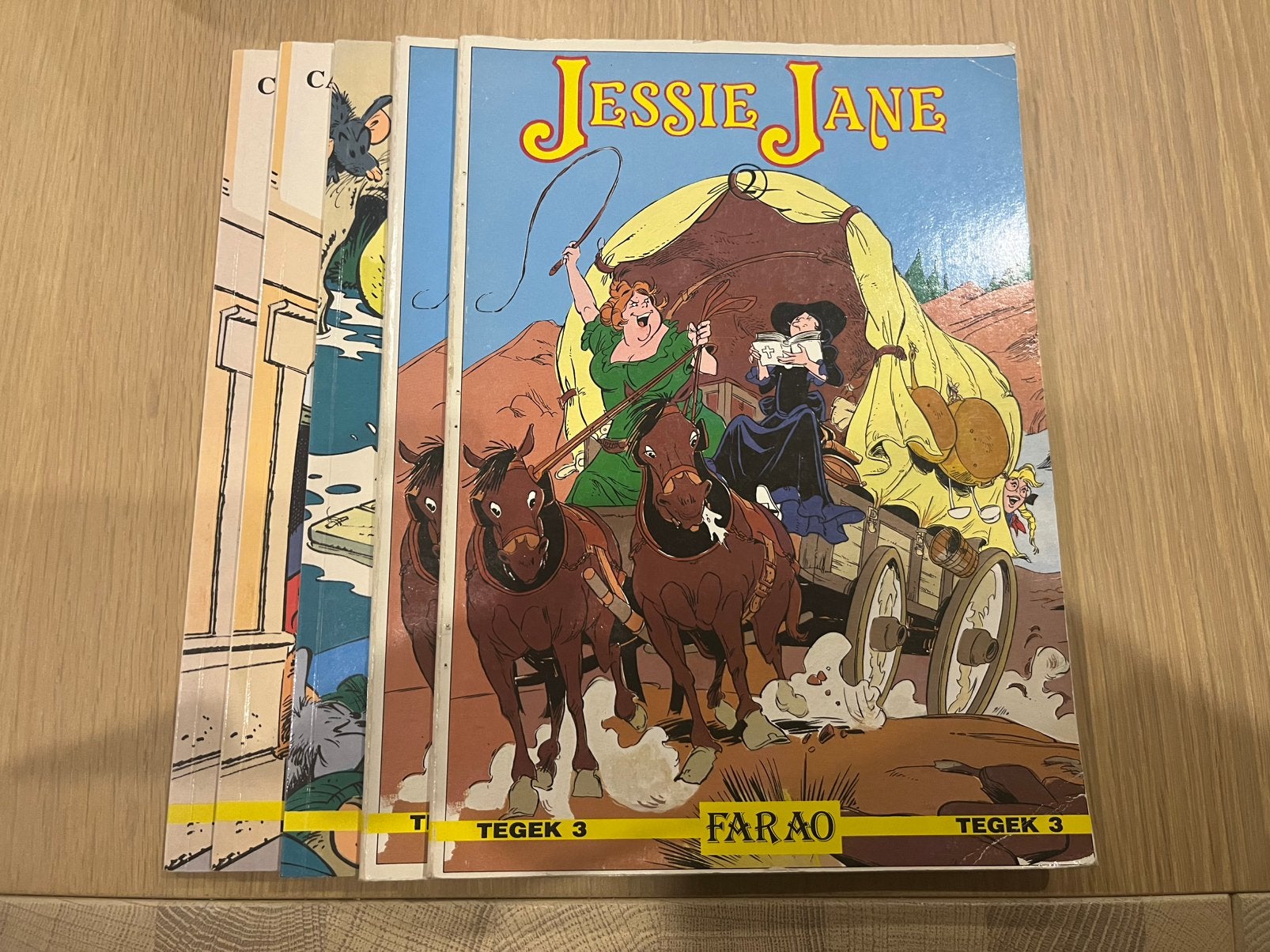 Farao - Tegek - 2x3,5 en 2x7, Boeken, Meerdere stripboeken, Ophalen of Verzenden