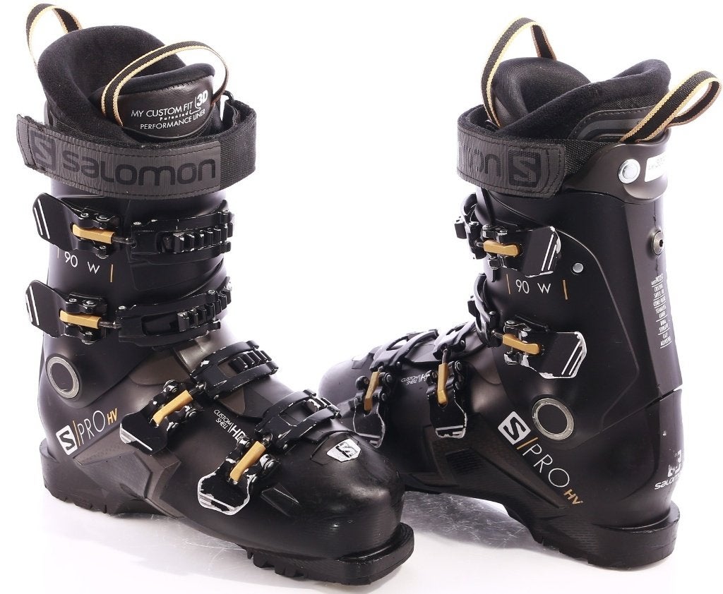 Chaussures de ski pour femmes 40.5;41EU SALOMON S/PRO 90 W H, Carving, Salomon, Utilisé, Chaussures