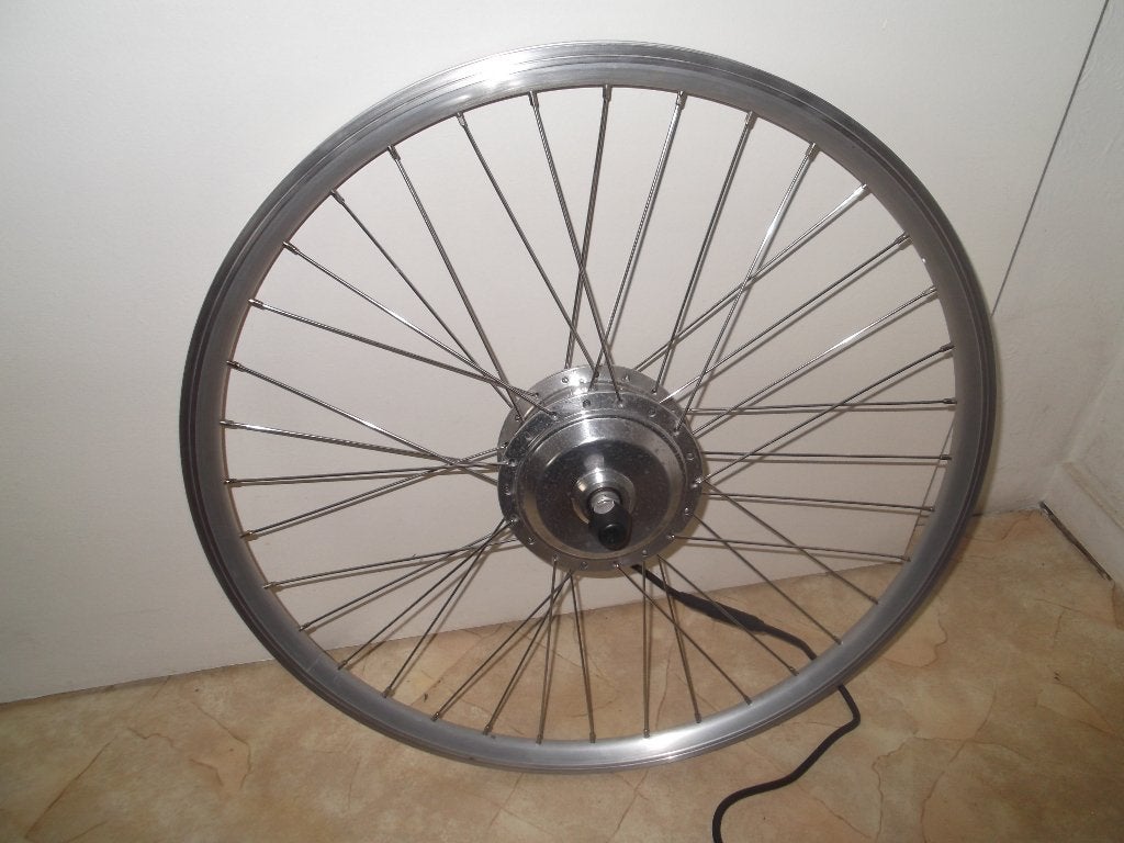 roue velo électrique, Fietsen en Brommers, Fietsonderdelen, Ophalen, Wiel, Aluminium