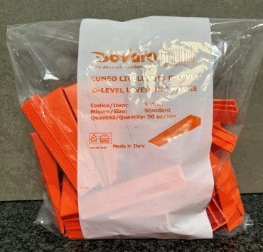 Dovaro d-level levelling wedge 7 zakjes, Ophalen, Nieuw, Vloertegels