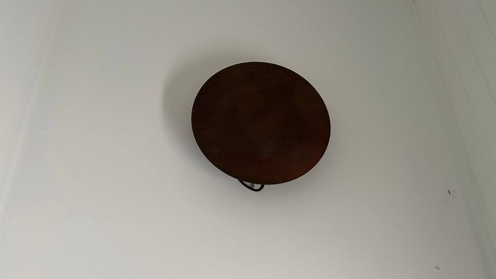 Wandlamp gepatineerd koper, Ophalen, Wandlamp, LED